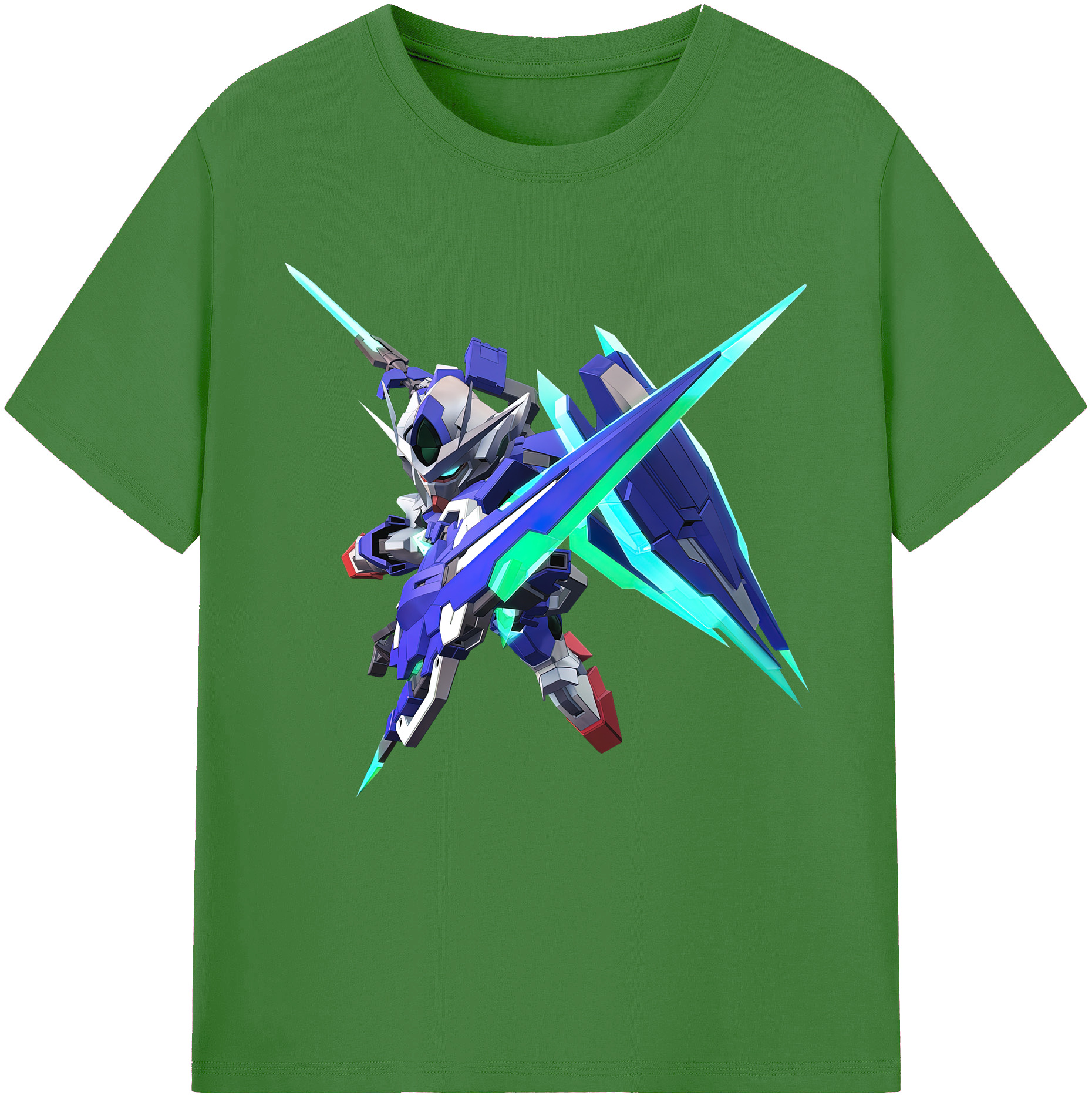 （画像用） 機動戦士ガンダム Mobile Suit Gundam レディースカジュアルプリントTシャツ（綿100％）